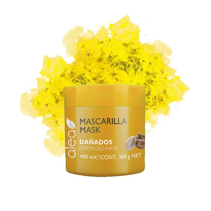 Masque revitalisant - ALEA - Masque endommagé - Huile d'argan - Protéines de soie - 400 ml