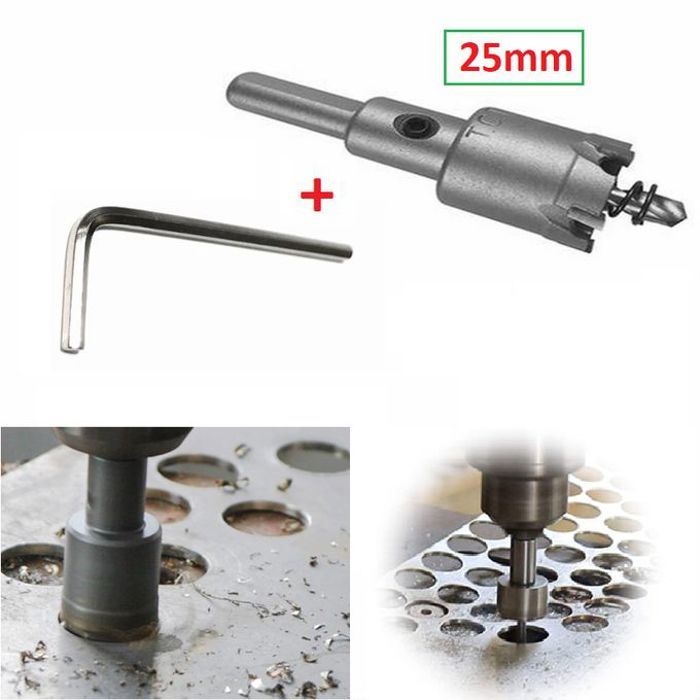 Scie cloche cutter 25mm métal bois