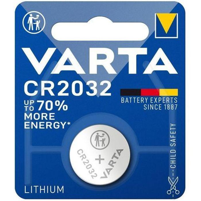 VARTA CR2032 3V Batterie // Pile Bouton au Lithium 3 volts // Blister 1 unité