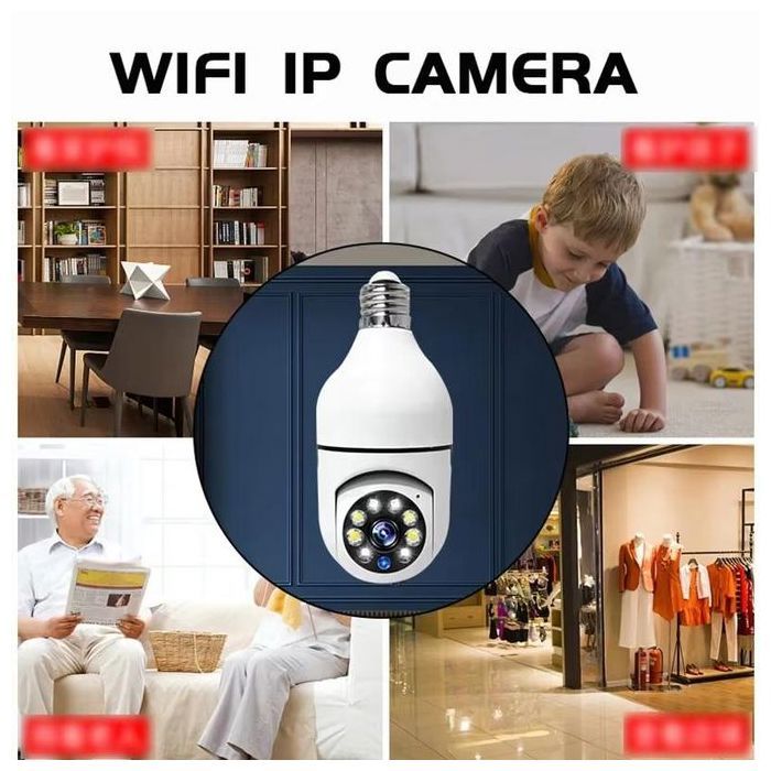 Caméra IP - PTZ CAMERA - 360° Motorisé - Vision Nocturne Infrarouge - Résolution 2304*1296 - WiFi 2.4G