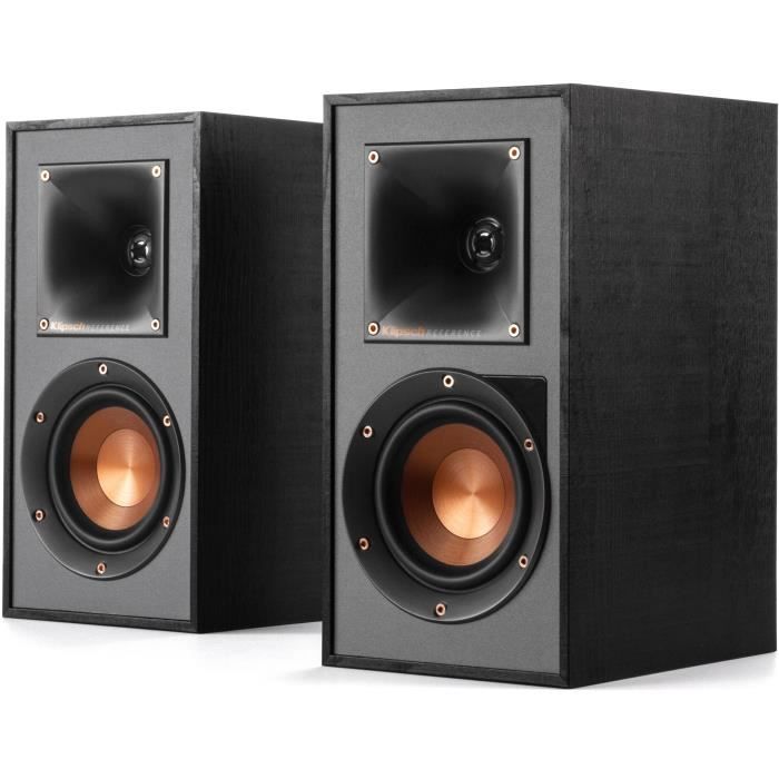 Enceintes bibliothèque actives KLIPSCH R-41PM avec Bluetooth intégré - Noir