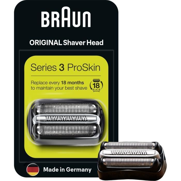 Braun 32B Rakhuvud Series 3 Silver