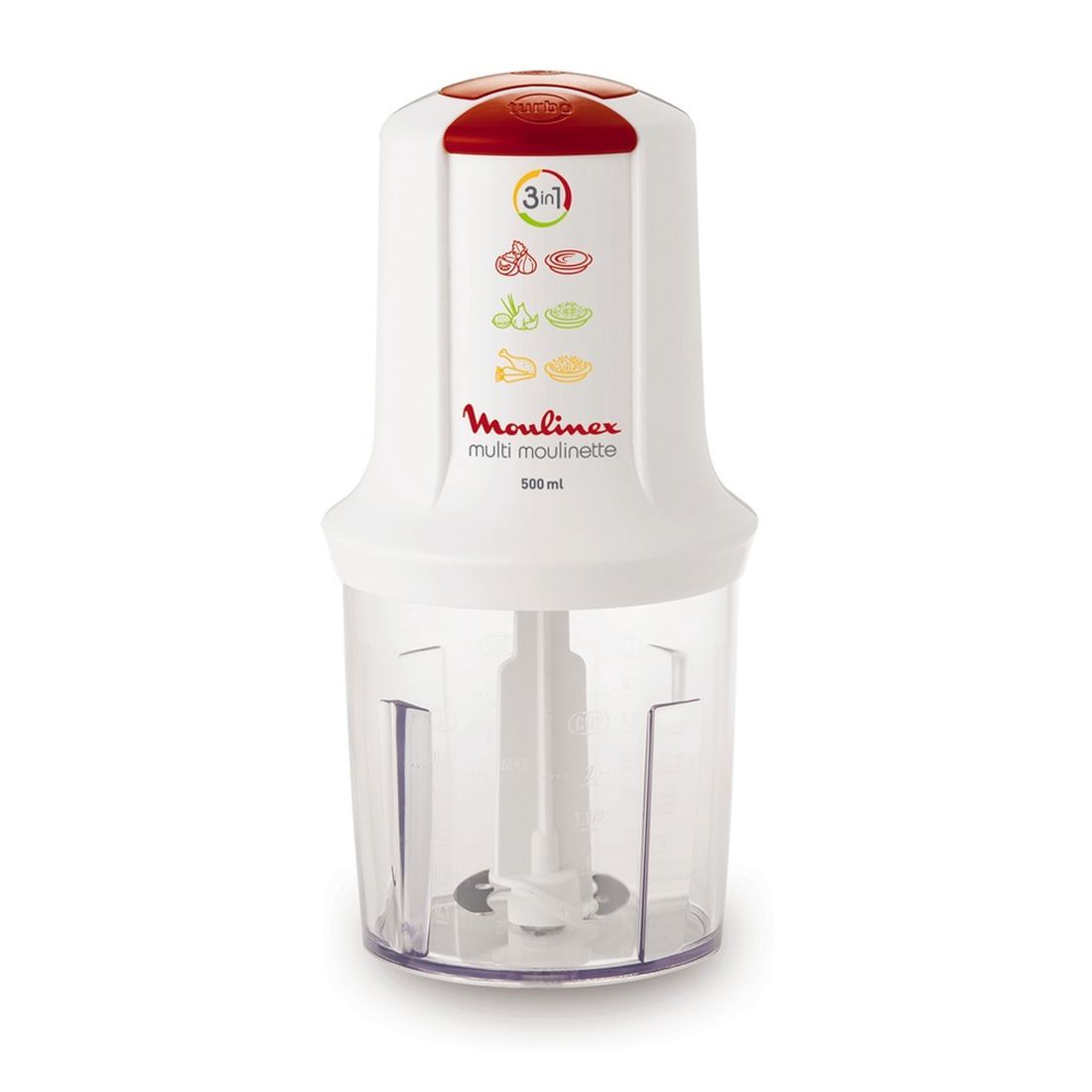 Moulinex Mini Hachoir Électrique Multi Moulinette 3 En 1