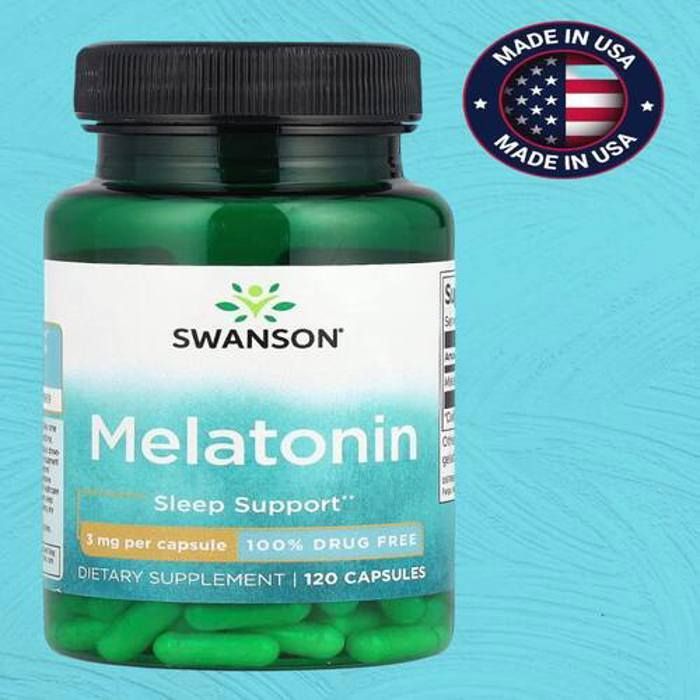 Mélatonine, 3 mg, 120 capsules