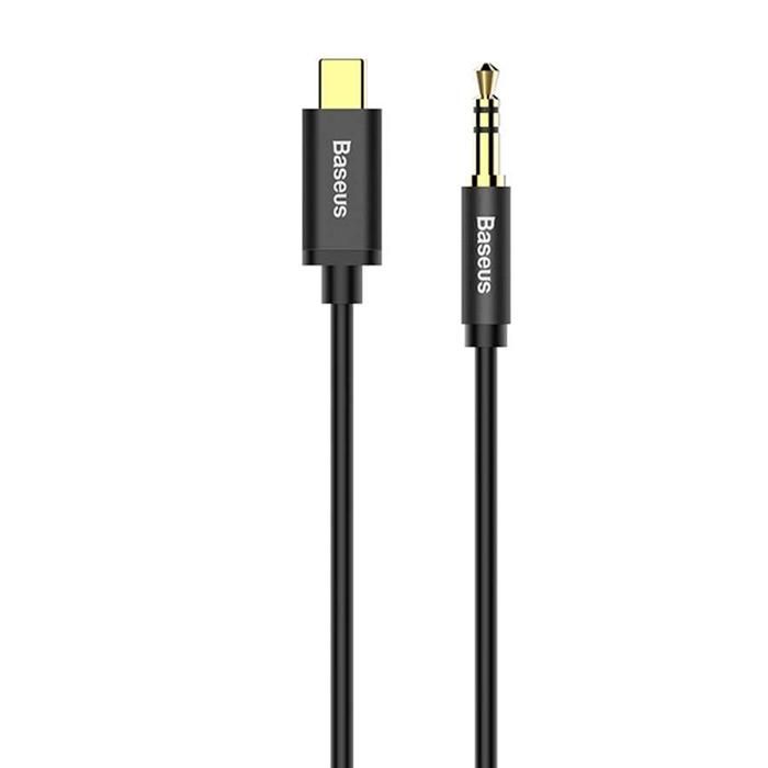 Câble audio M01 de type C mâle vers 3,5 mâle Noir -CAM01-01