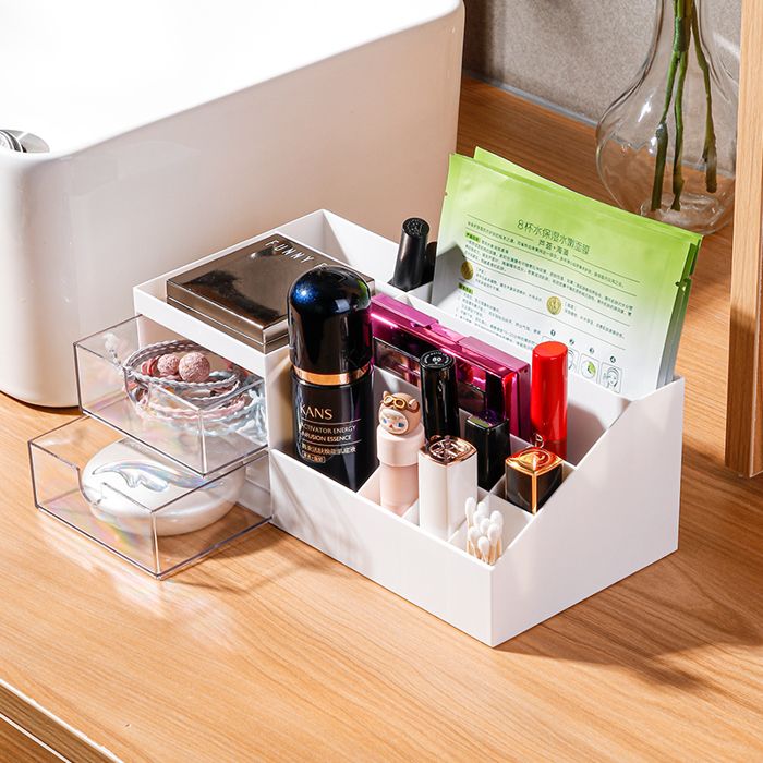 Boîte de rangement multifonction pour maquillage