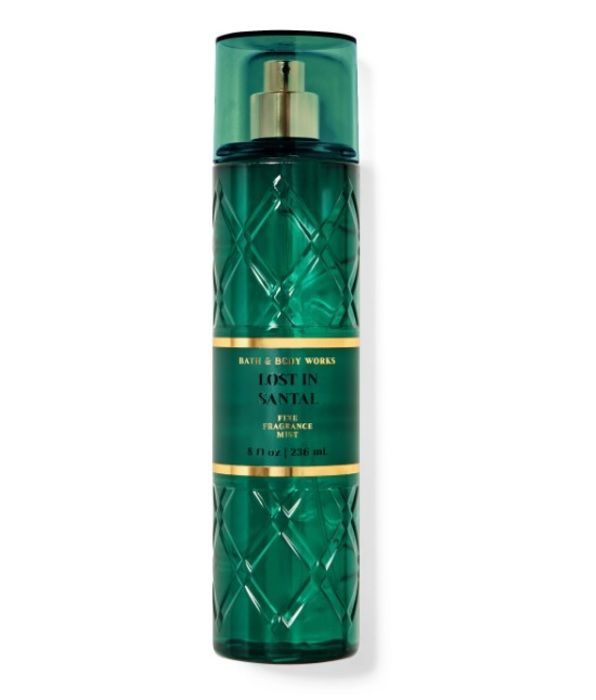 Bath & Body Works Brume Parfumée Fine, Lost In Santal - Made in Usa -236ml