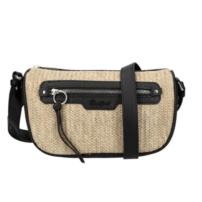Sac à main - DAVID JONES - Bicolore - Bandoulière - 2 compartiments - Zippée