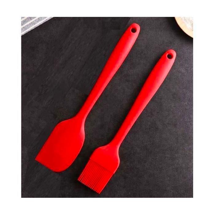 Spatule + Brosse en Silicone de qualité alimentaire // Cuillère à beurre et Pinceau