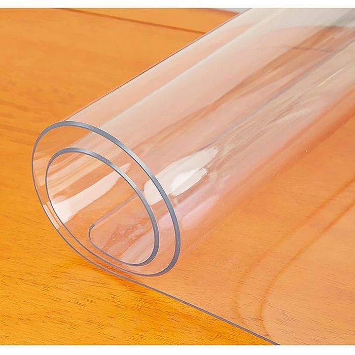 Nappe Transparente Ecologique 2 mm en PVC - 70 x 50 cm