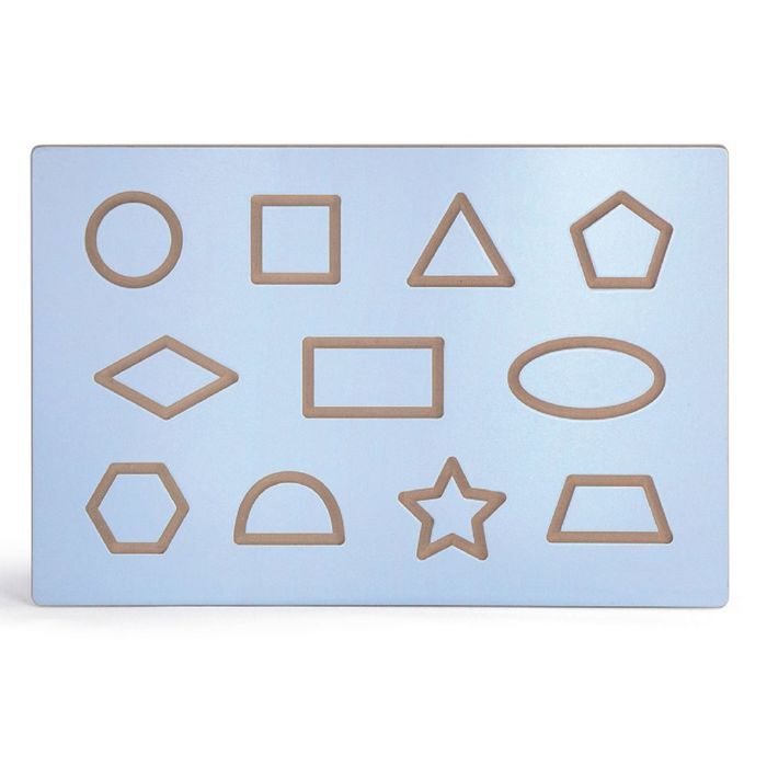 Pistes graphiques - VIGA - Tracés graphiques Les formes - 60 x 40 cm - Bois - Dès 3 ans