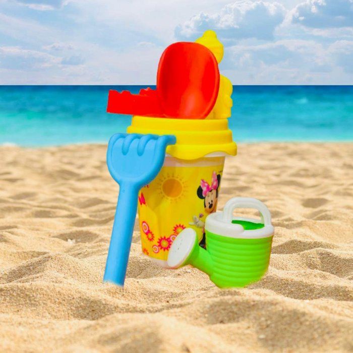 "Seau de plage pour filles avec accessoires de sable mini mousse  "