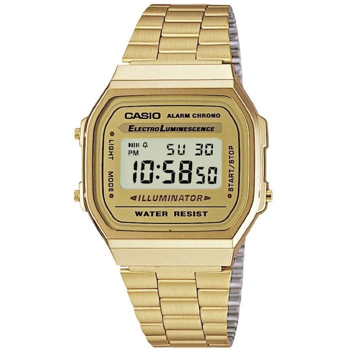 Montre - Casio - A-168WG-9WDF - Doré - Digital - 38mm - Mixte