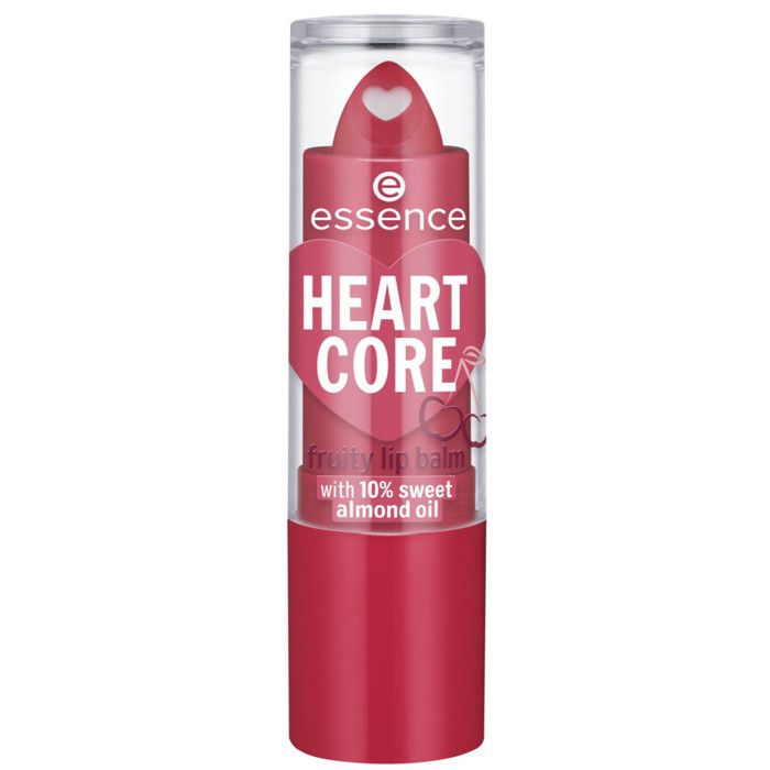 Baume à Lèvres - ESSENCE - Heart Core Fruity - 01 Crazy Cherry - 100% Vegan - Hydratant