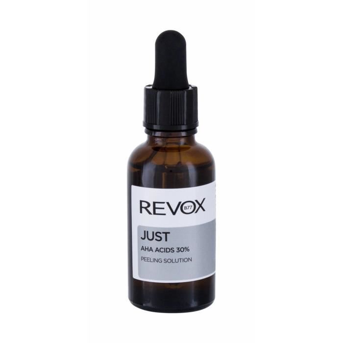 Peeling - Revox - Juste Aha Acides 30% - Tous types de peau - Taches pigmentaires - 30 ml