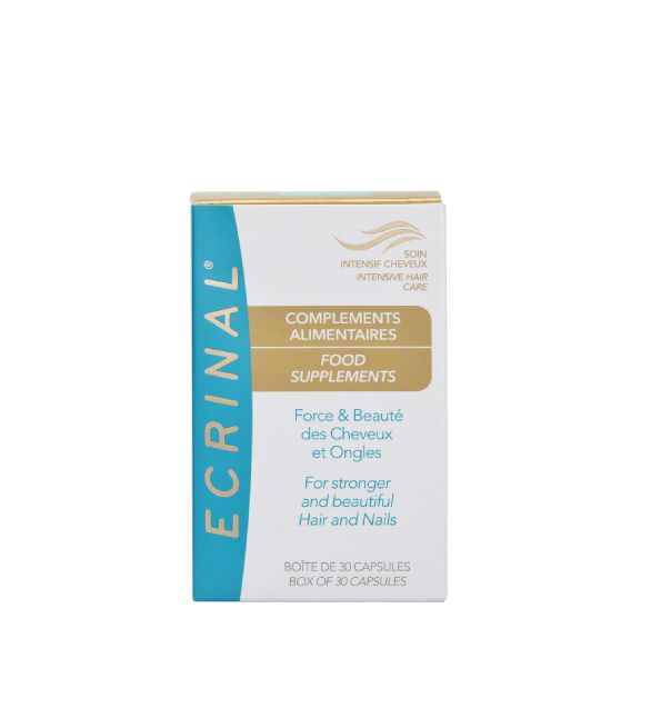 Ecrinal - Capsules cheveux complément alimentaire - 30 capsules