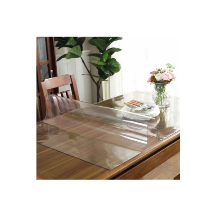 Nappe Transparente Ecologique 1 mm en PVC - 70 x 50 cm