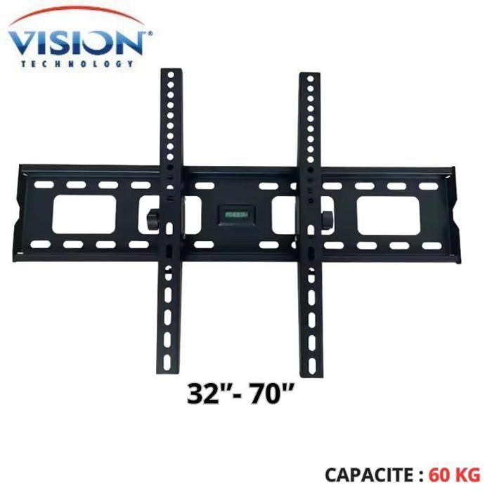 support pour téléviseur Universel Fix pour Tv led lcd de 32"-70"pouces 60 kg