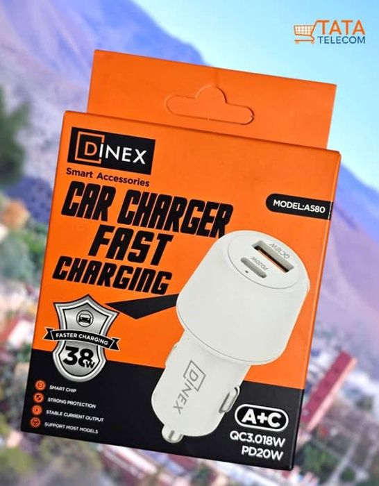 Dinex Car Charger Fast Charging 20W