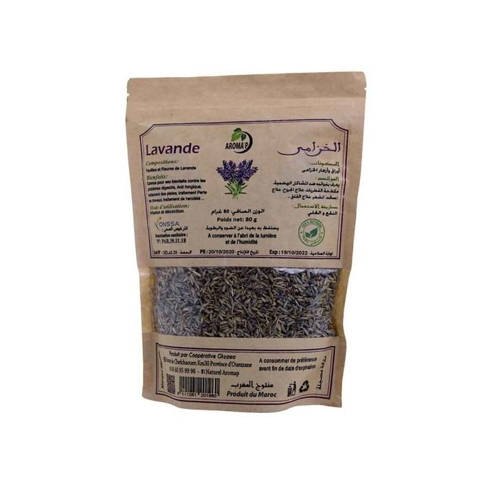 Lavande séchée en sachet zippé 80g - AROMA P