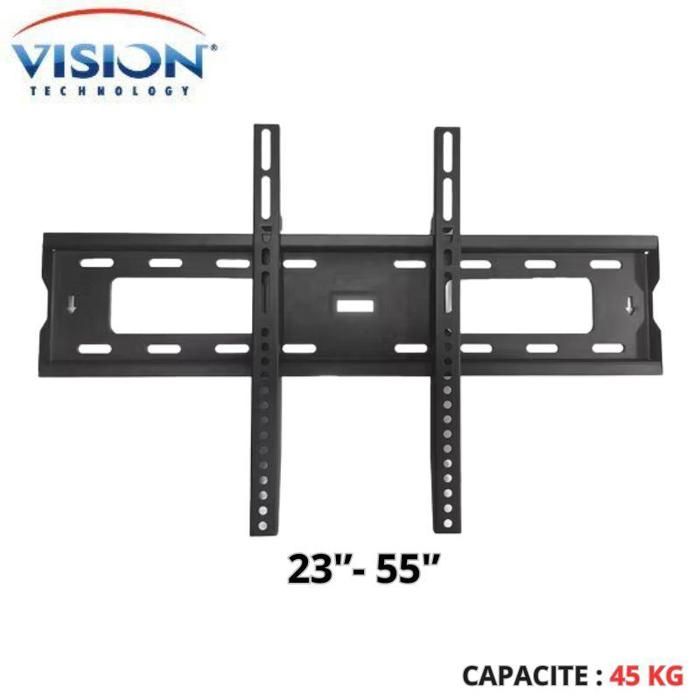 support pour téléviseur de montage mural pour téléviseur à écran plat fixe universel 23"55" 45 kg