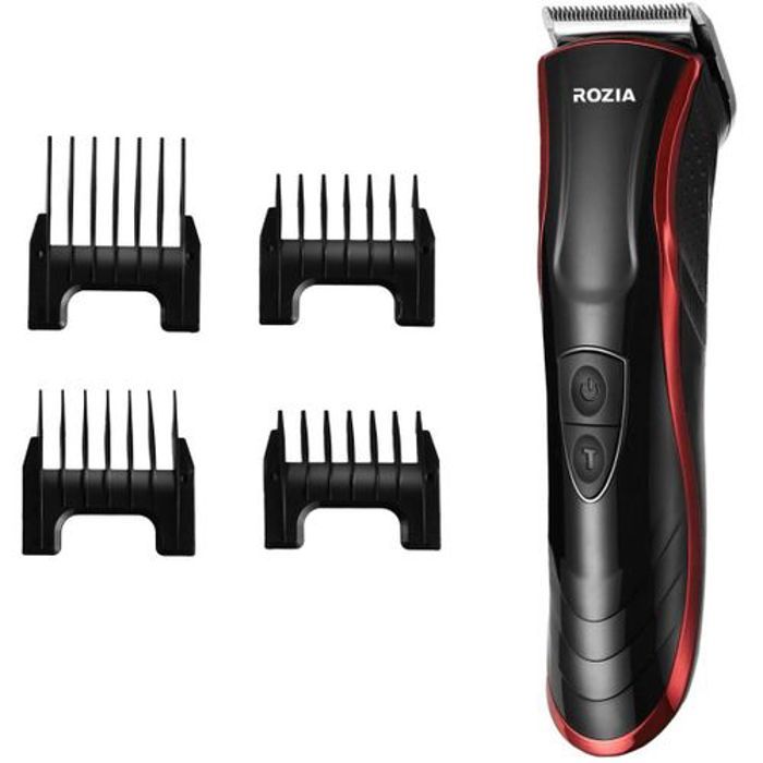 Tondeuse à cheveux - ROZIA - Numérique - Sans fil - Fonction Turbo Boost - Pratique et portable