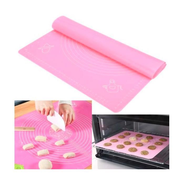 Tapis de cuisson antidérapant en silicone Tapis de de pétrissage de pâte & four