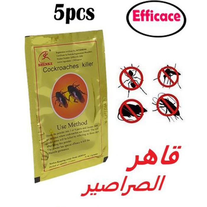 Poudre appât efficace pour tuer les cafards, Insecticide spécial, Anti-cafards