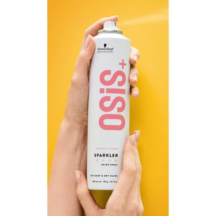 Spray Brillance - OSiS Sparkler - Sans Silicone - Réduit les Frisottis - Protège l'Humidité