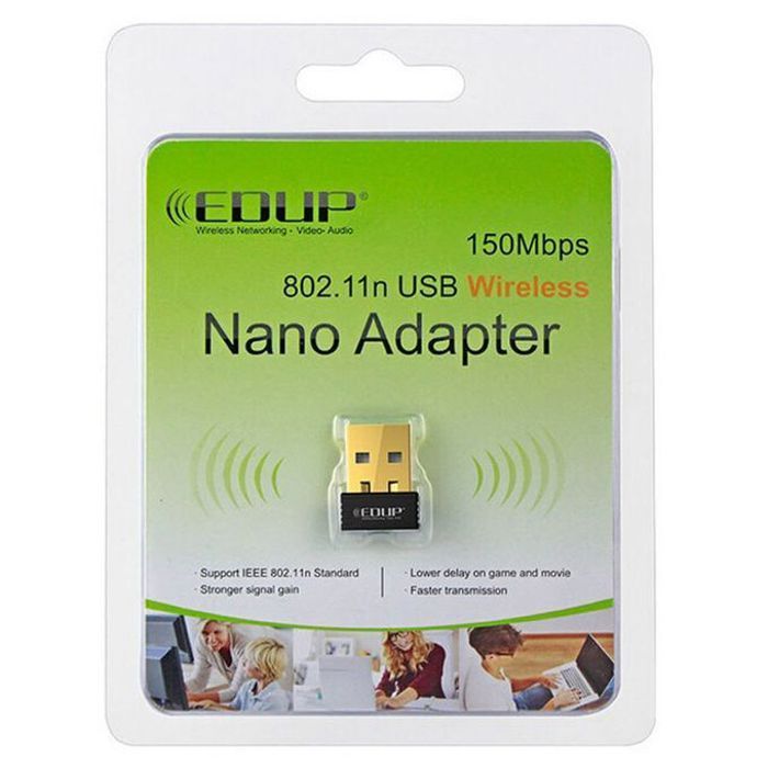 Edup Cle USB Wifi Sans Fil Adaptateur Wifi Récepteur Ethernet Carte Por PC Ordinateur