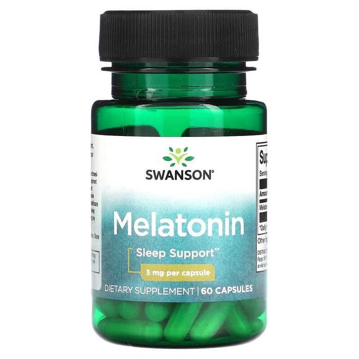 Mélatonine, 3 mg, 60 capsules