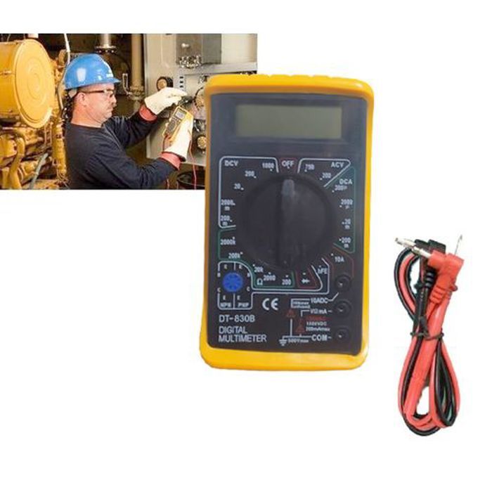 Digital Multimètre Metrix Ohm Testeur Ampèremètre Voltmètre -Affichage LCD