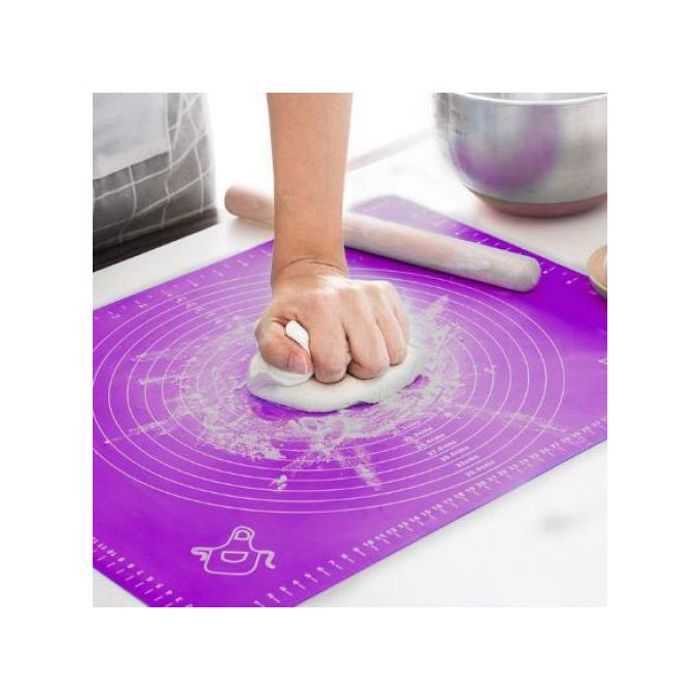 Tapis de Cuisson en Silicone avec Guide de Mesure - Tapis de Pétrissage