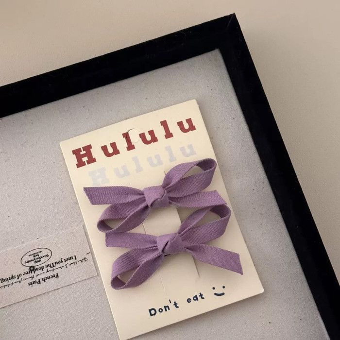 Barrettes à Cheveux - OHMY BEAUTY KOREA - HC006-4 - 2 pcs - Style coréen - Bowknot