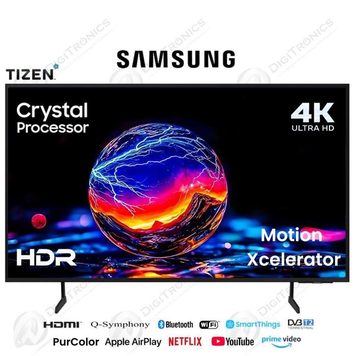 43 Smart Tv Crystal 4K UHD HDR10+, Tizen, Récepteur Intégré Motion Xcelerator, 43DU7100