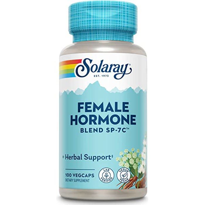 Solaray Female Hormone Blend Sp-7c Végan – 100 Capsules