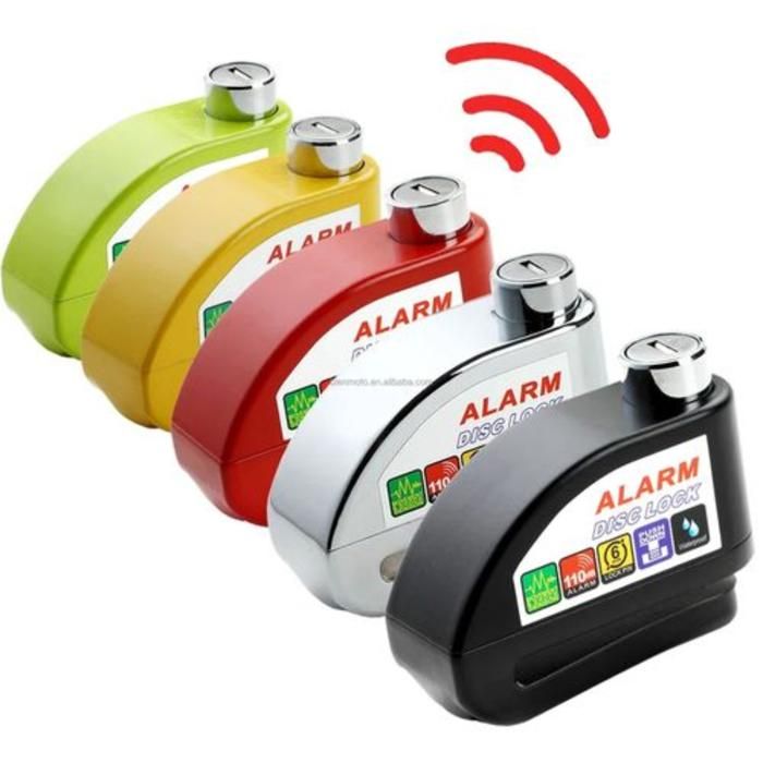 Cadenas Antivol pour Moto avec Alarme Puissante(Couleur aléatoire)