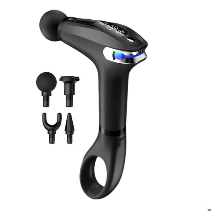 Appareil de massage musculaire portable 8 vitesses avec poignée longue pour détente corps complet