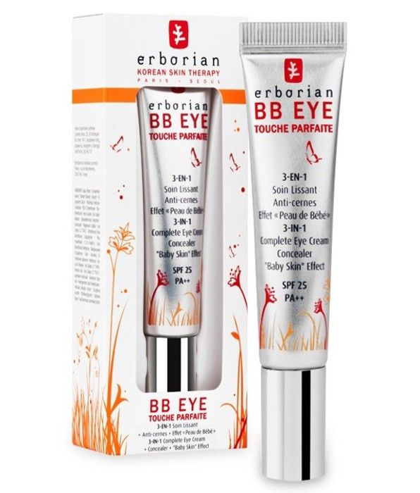 Crème contour des yeux - Erborian - BB Eye Touche Parfaite - 15ml - Hypoallergénique - 3-en-1