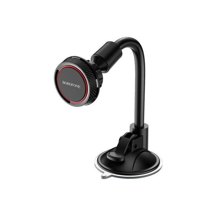 Borofone BH18 Support de téléphone pour voiture de la série Journey, motif en fibre de carbone