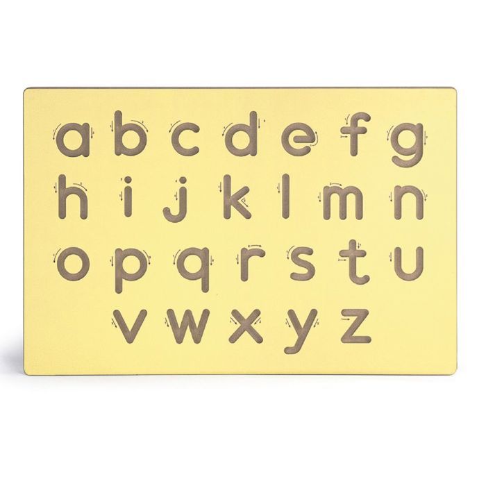 Pistes Graphiques - VIGA - Lettres minuscules - Éducatif - Bois - 60 x 40 cm