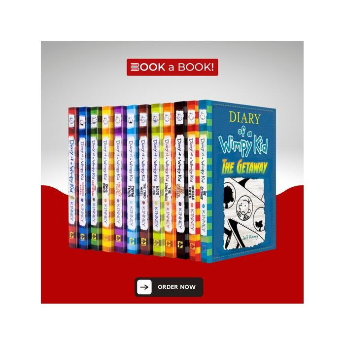Livre - JEFF KINNEY - Journal d'un dégonflé - Set de 12 tomes - Humour - Jeunesse