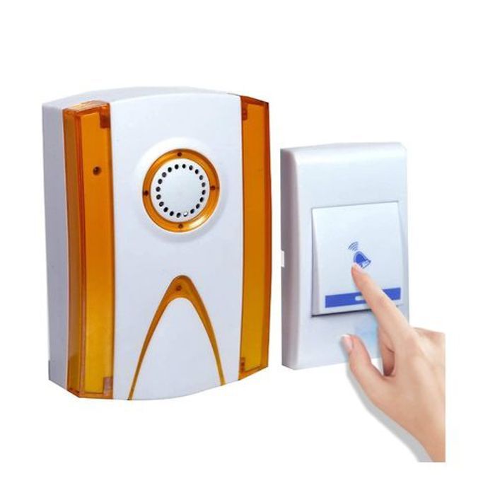 Sonnette sans fil - Luckarm - Carillon de porte - 32 mélodies - Télécommande - Portée 100m