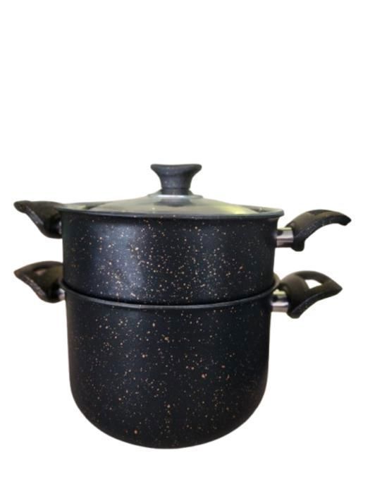 Couscoussier - KKT - KKT-6015 - 24 cm - 6.5L - Effet Granit