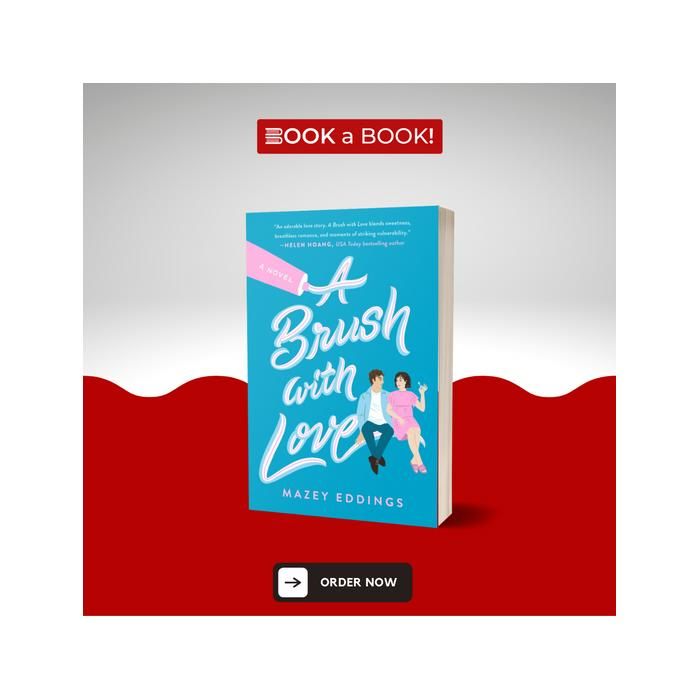 Roman - ALI HAZELWOOD - A Brush with Love - Édition limitée - Fiction contemporaine - Pinceau d'amour