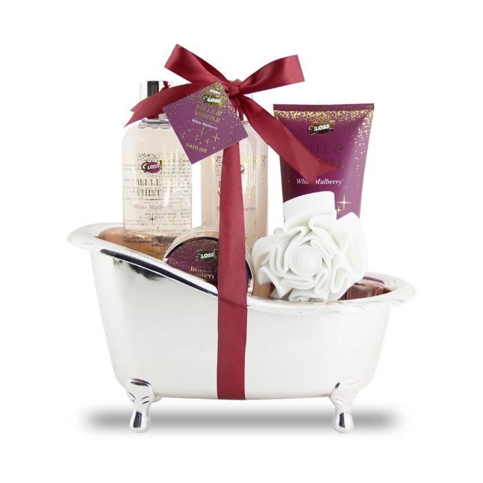 Rosa Badrumsset - Gloss - Kopparbadkar - Återanvändbar - Duschgel - Badsalt