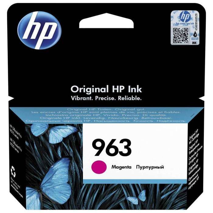 HP 963 Magenta Original Ink Cartridge Pour OJ9010/9013/9020