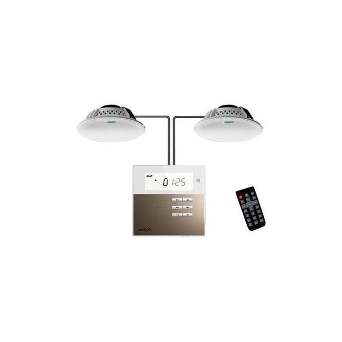 Dsppa Système complet Amplificateur avec 2 haut-parleur de plafond Enceinte Plafonnier