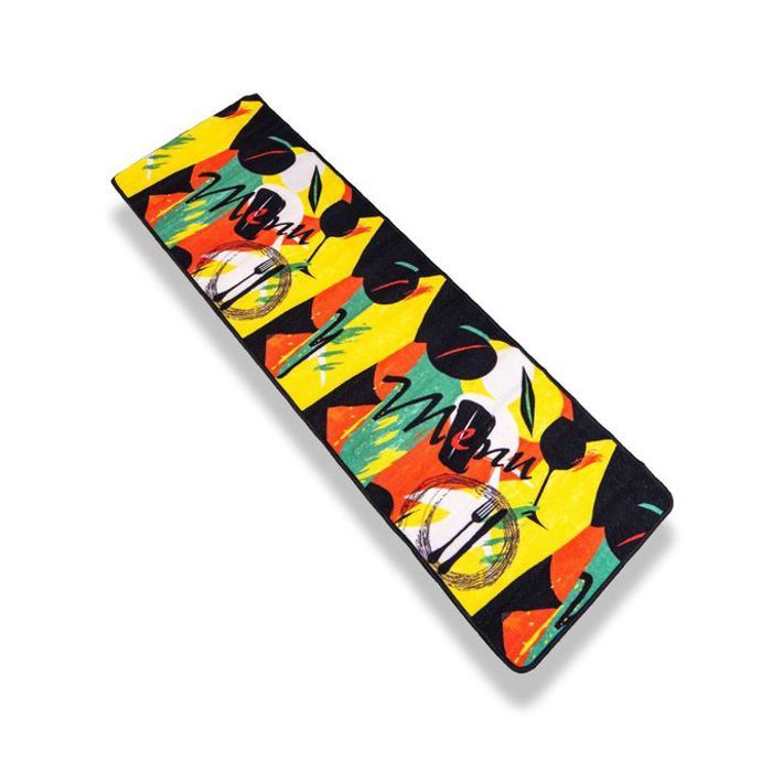 Tapis de cuisine - A3 HOME - 57x180 - Multicouleur - Antidérapant - Lavable en machine