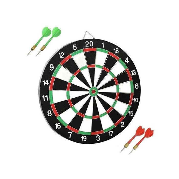 Magnetic dartboard - jeu de fléchettes professionnel à double face